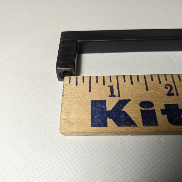 NEW- Set of 10 - Tunny Square Cabinet Handles - Oil Rubbed Bronze Finish - 6.3" - Picture 9 of 13